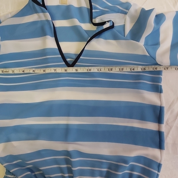 Michael Kors Striped Drawstring Tunic - Picture 7 of 8